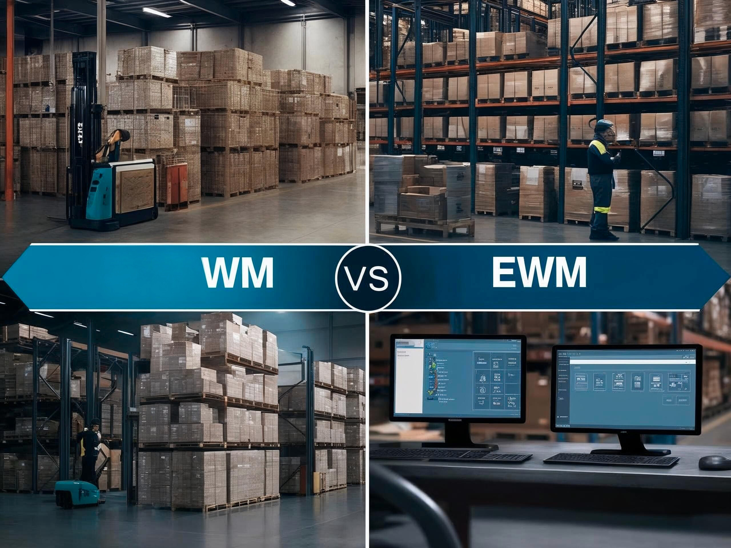 Comparatif SAP WM et SAP EWM pour la gestion d'entrepôt — opérations et supervision
